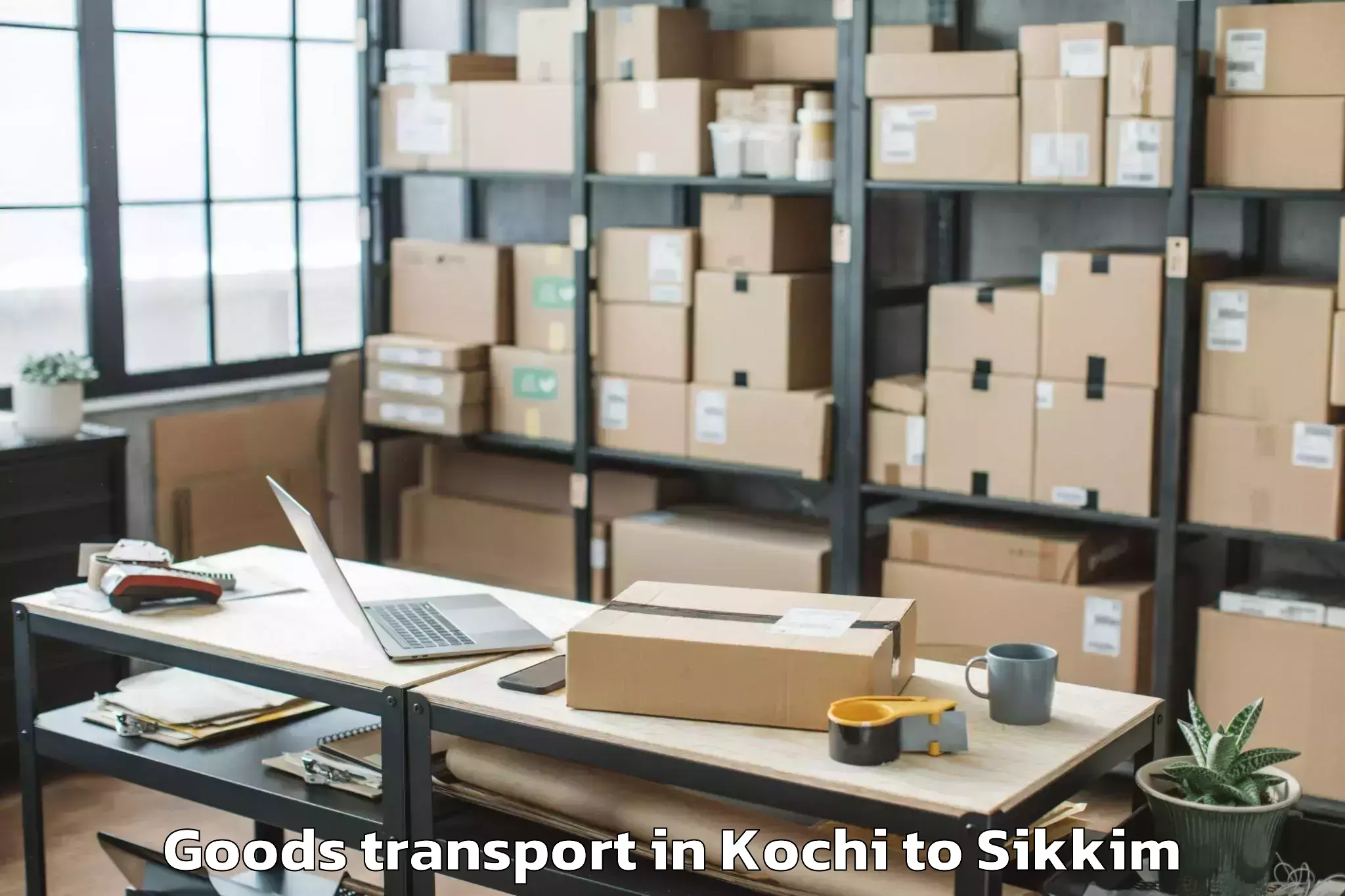 Book Your Kochi to Gangtok Goods Transport Today